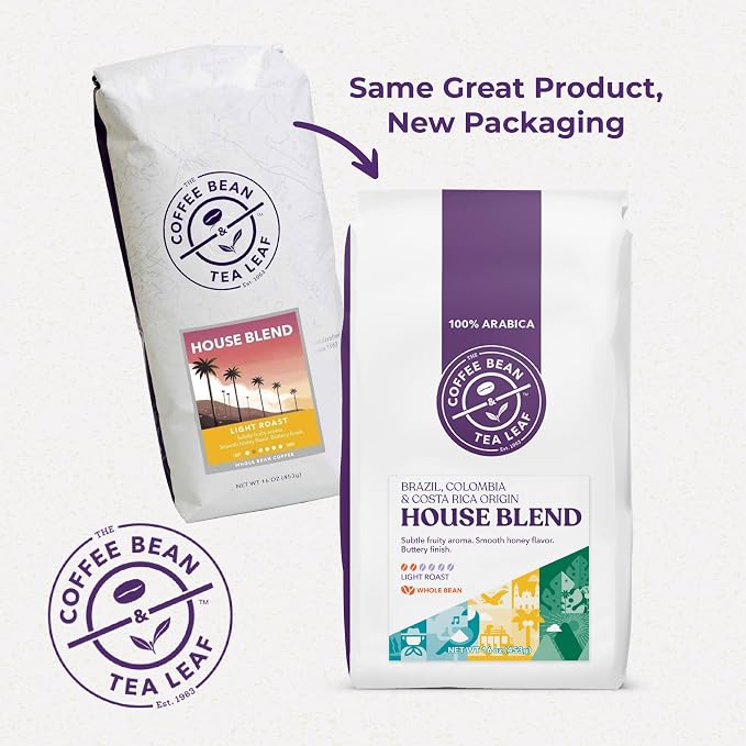 The Coffee Bean & Tea Leaf House Blend Light Roast Whole Bean Coffee