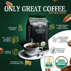 The Bean Organic Coffee Co. California Blend Medium Whole Bean Coffee