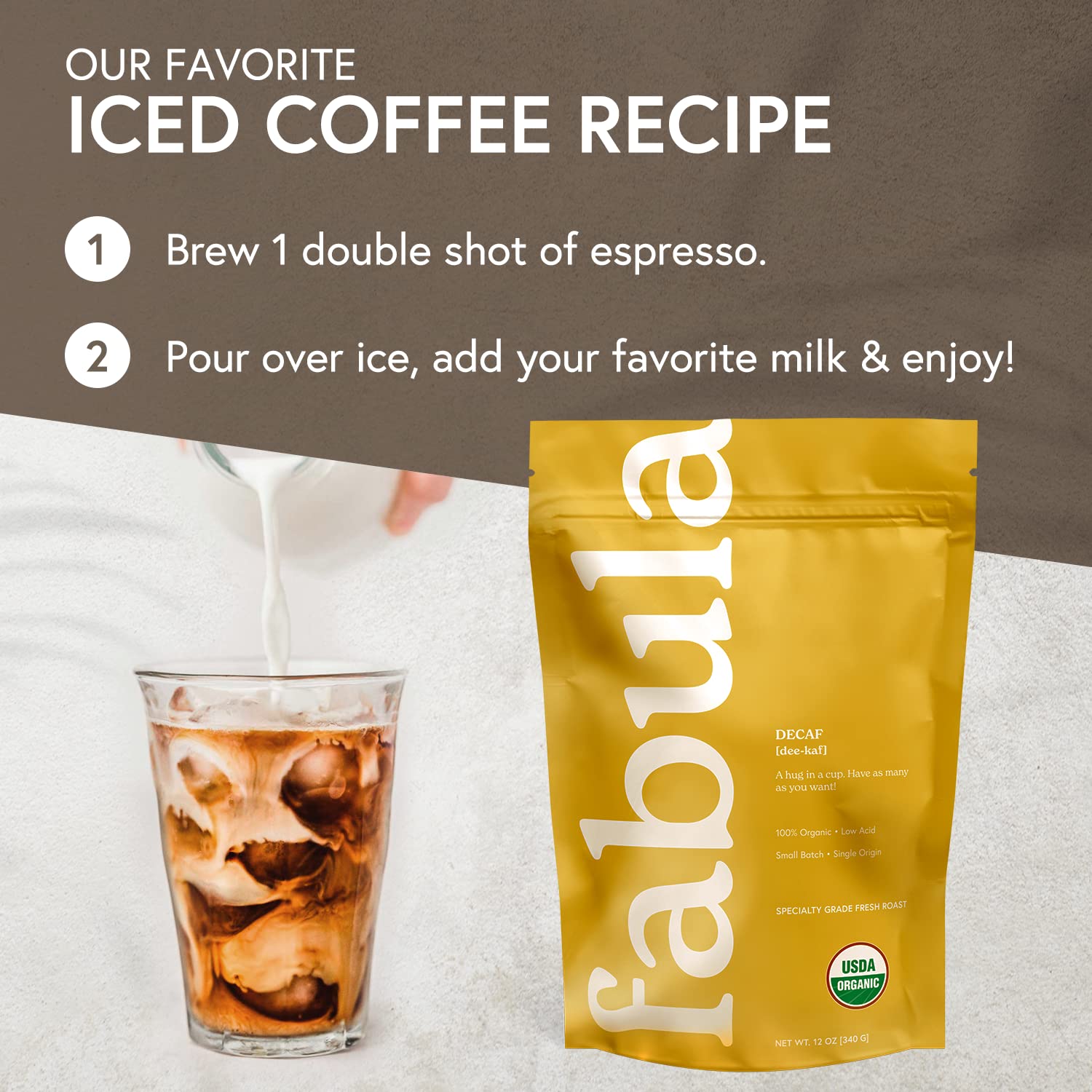 Fabula Organic Decaf Coffee Beans