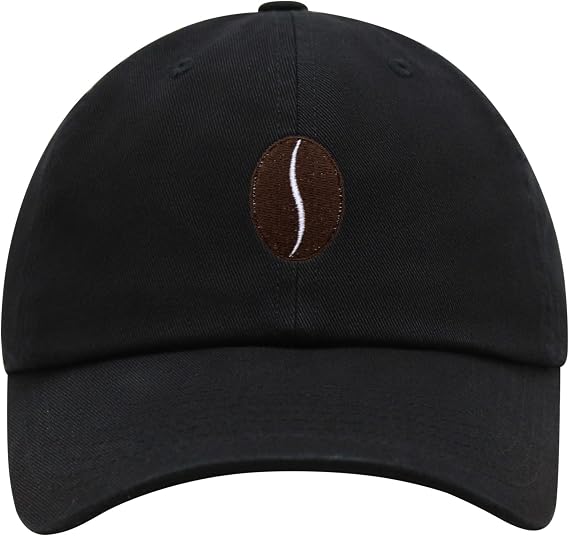 Coffee Bean Premium Dad Hat Embroidered Cotton Baseball Cap