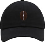 Coffee Bean Premium Dad Hat Embroidered Cotton Baseball Cap