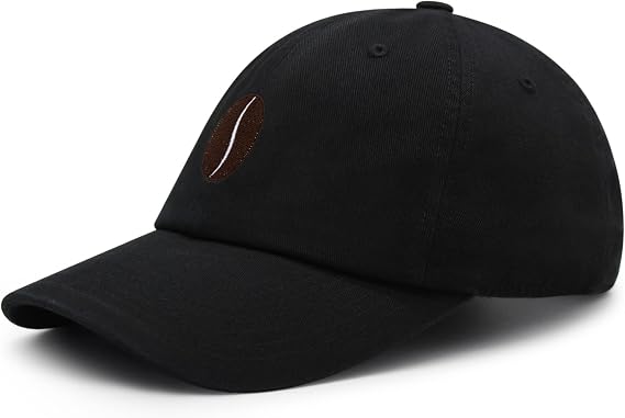 Coffee Bean Premium Dad Hat Embroidered Cotton Baseball Cap