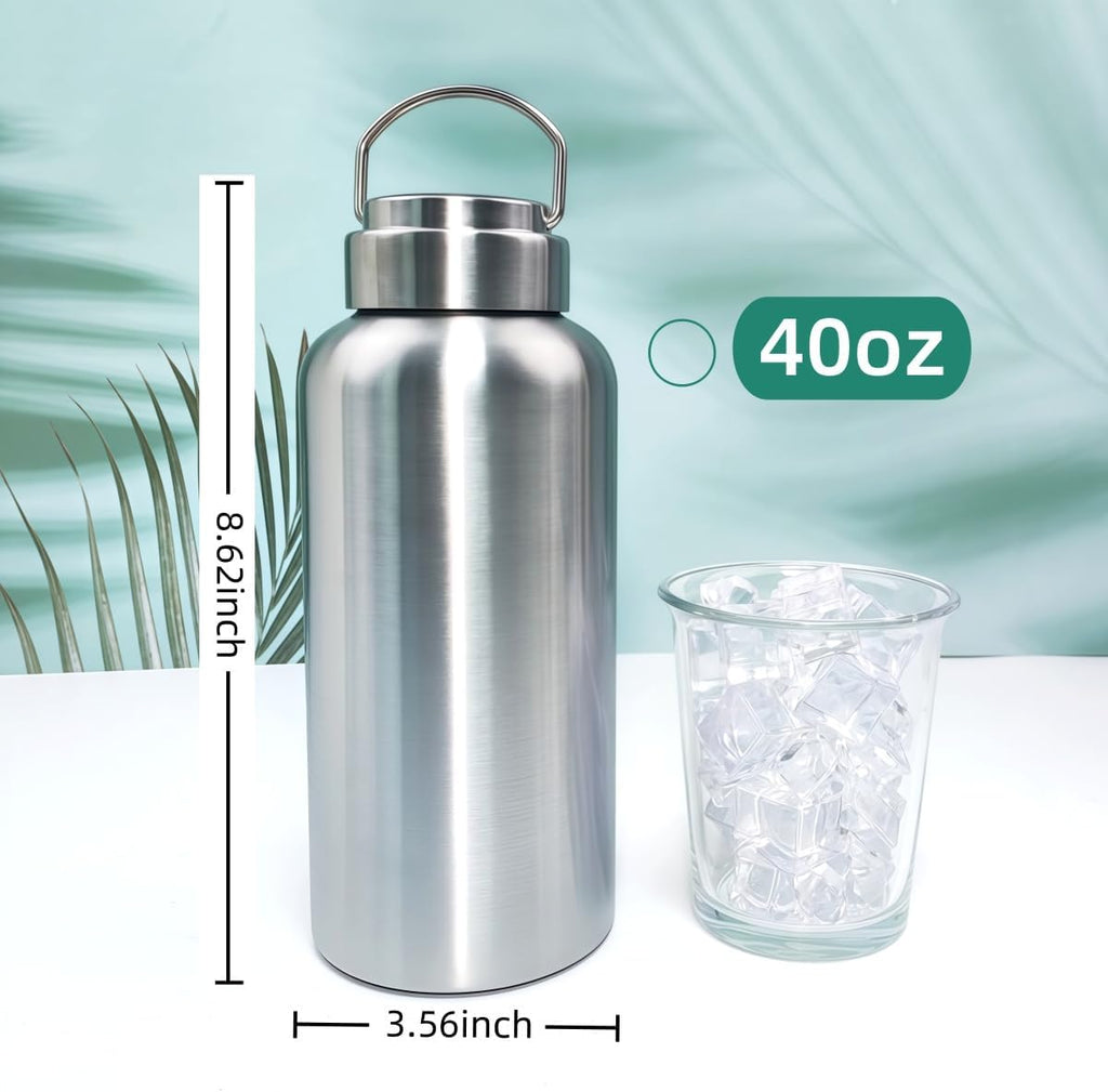 CDJ 42oz Stainless Steel Water Bottle