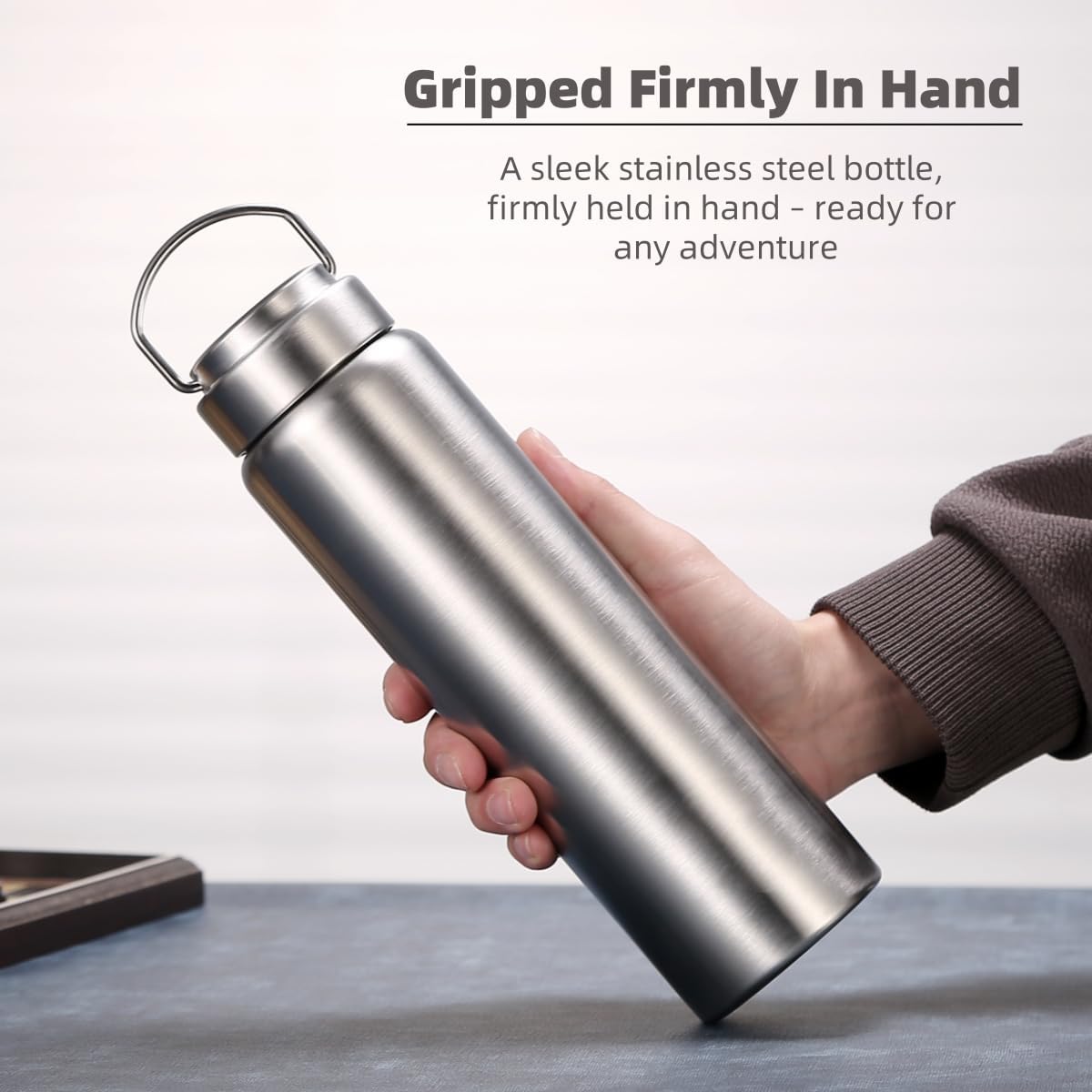 CDJ 42oz Stainless Steel Water Bottle