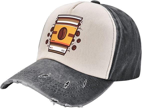 Coffee Clipart Baseball Cap