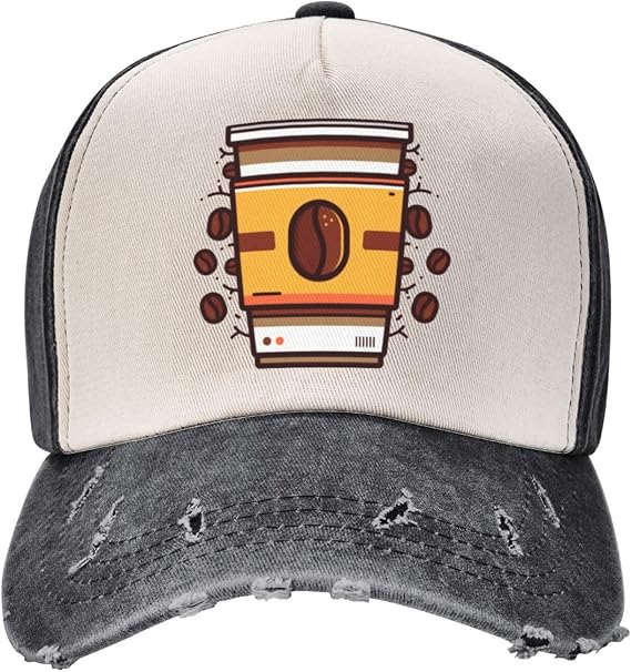 Coffee Clipart Baseball Cap