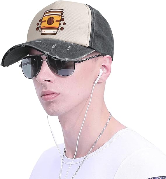 Coffee Clipart Baseball Cap