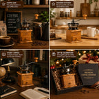 Vintage Wooden Manual Coffee Grinder
