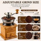 Vintage Wooden Manual Coffee Grinder