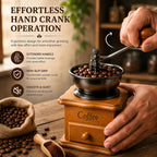 Vintage Wooden Manual Coffee Grinder