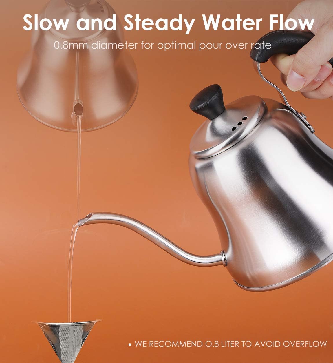 Gooseneck Pour Over Coffee Kettle