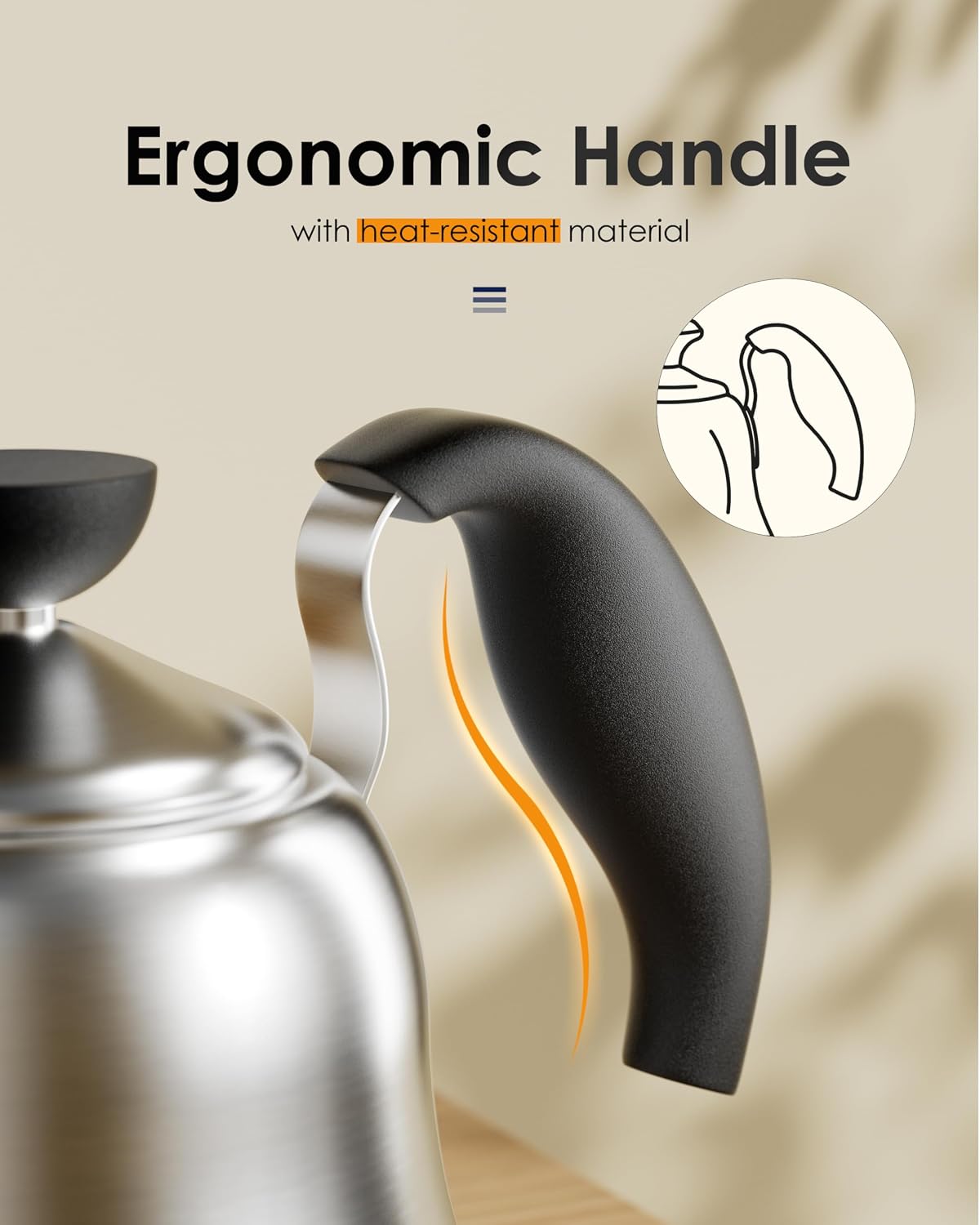 Gooseneck Pour Over Coffee Kettle