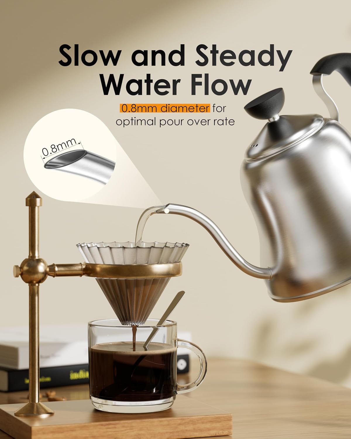 Gooseneck Pour Over Coffee Kettle