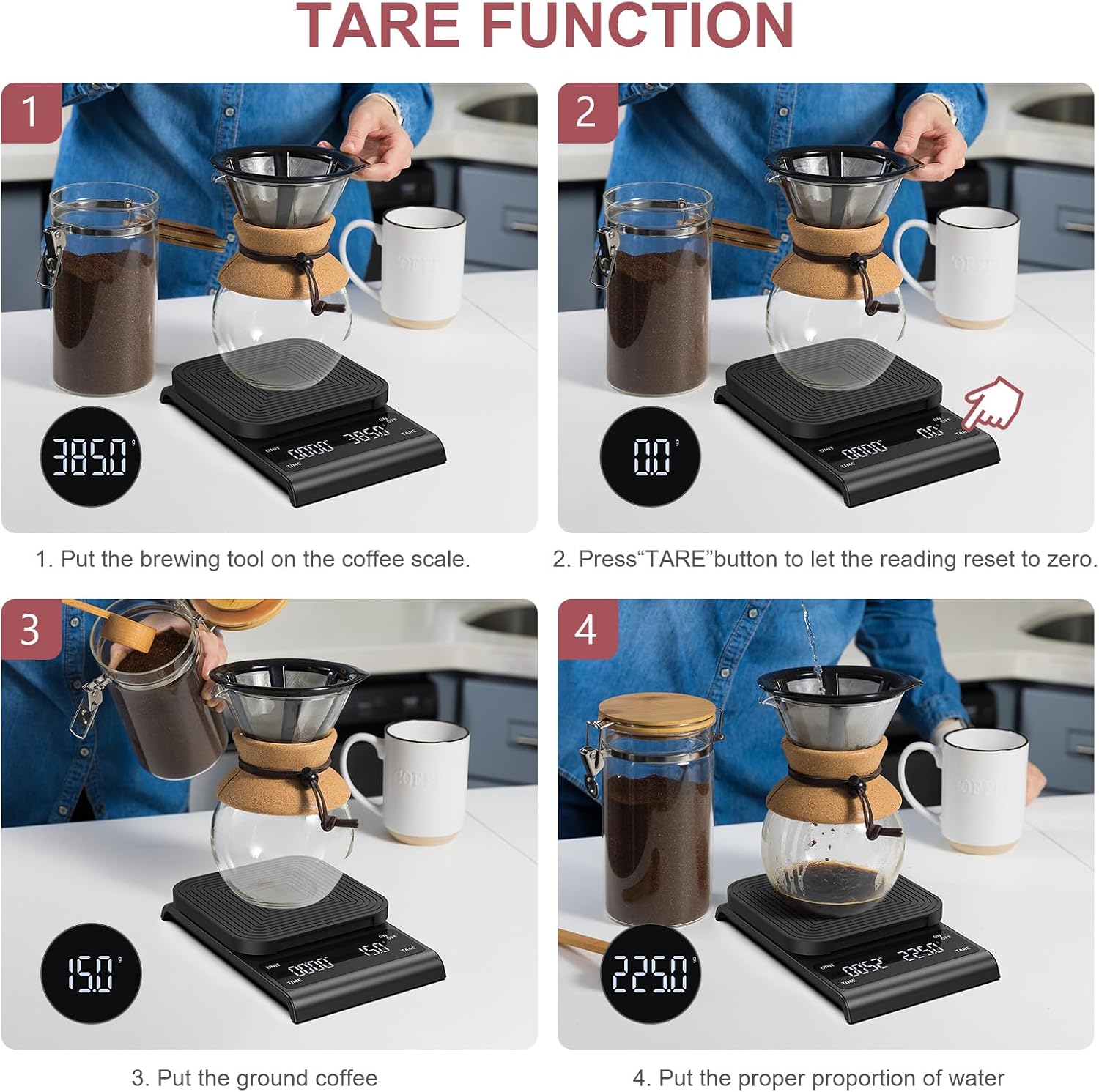 LOFICOPER Coffee Scale with Timer