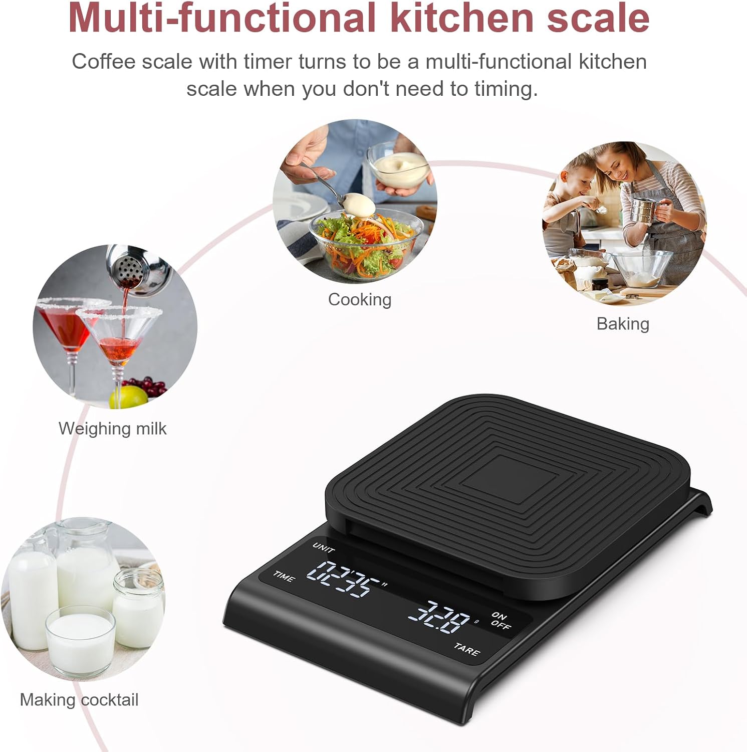 LOFICOPER Coffee Scale with Timer